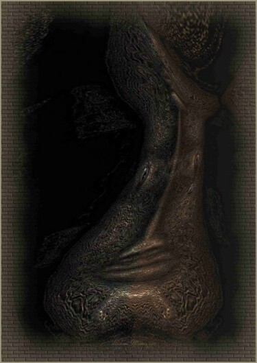 Arts numériques intitulée "L' abattu." par Mimia Lichani, Œuvre d'art originale