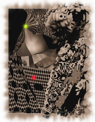 Digitale Kunst getiteld "Arlequin." door Mimia Lichani, Origineel Kunstwerk