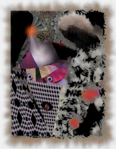 Digitale Kunst getiteld "Arlequin." door Mimia Lichani, Origineel Kunstwerk