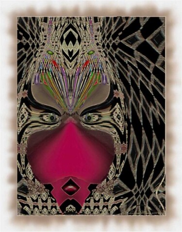 Digitale Kunst getiteld "Capucine." door Mimia Lichani, Origineel Kunstwerk