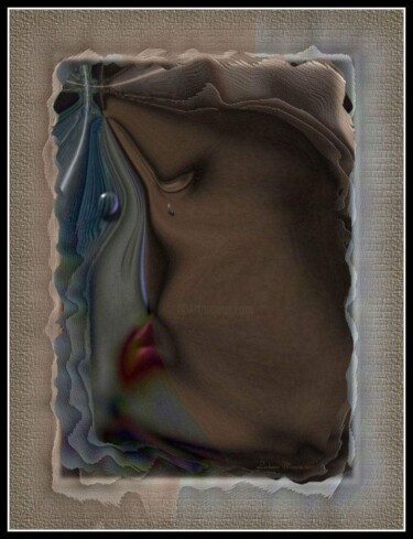 Arte digital titulada "Le sommeil du Clown." por Mimia Lichani, Obra de arte original