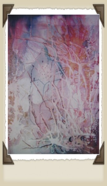 Peinture intitulée "Corail." par Mimia Lichani, Œuvre d'art originale