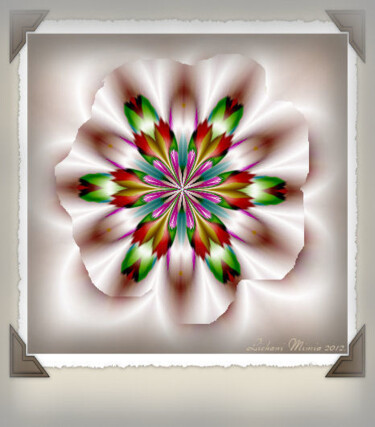 Digital Arts titled "Fleur." by Mimia Lichani, Original Artwork