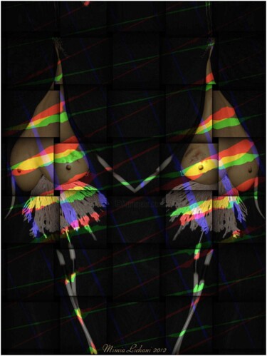 Digital Arts titled "Strip-tease." by Mimia Lichani, Original Artwork