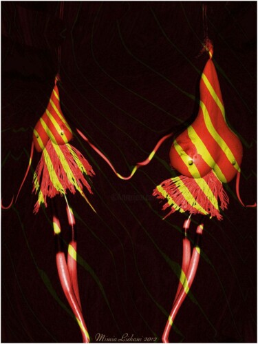 Digital Arts titled "Strip-tease." by Mimia Lichani, Original Artwork