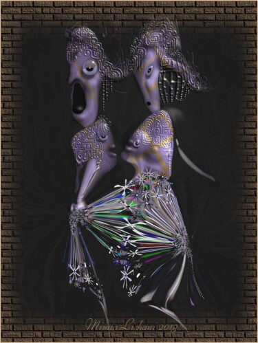 Arts numériques intitulée "Famille Hammurabi." par Mimia Lichani, Œuvre d'art originale