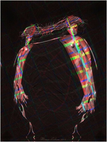 Arts numériques intitulée "Le cha-cha-cha." par Mimia Lichani, Œuvre d'art originale