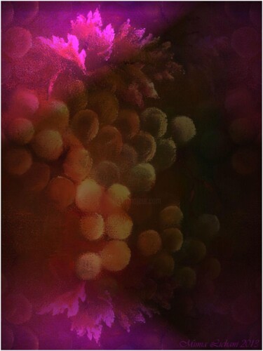 Arts numériques intitulée "Les raisins de la c…" par Mimia Lichani, Œuvre d'art originale