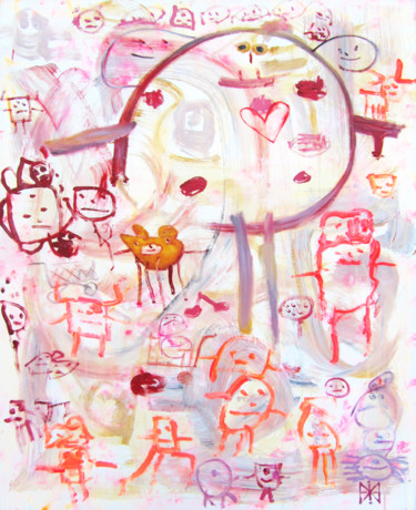 Pintura intitulada "You cannot shopping…" por Mimi Hi, Obras de arte originais, Acrílico