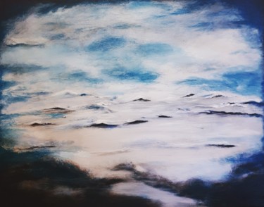 Malerei mit dem Titel "Voyage en confineme…" von Mina Saouti, Original-Kunstwerk, Acryl