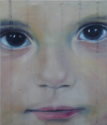 Painting titled "Humanité" by Mina Lagarde, Original Artwork, Oil