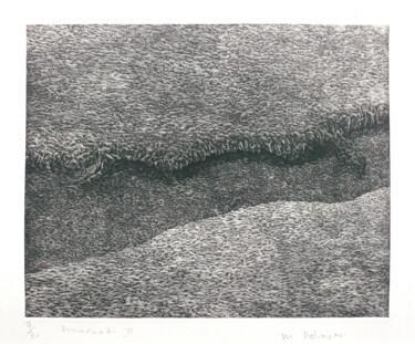 Impressões e gravuras intitulada "Promenade 2" por Mine Palayer, Obras de arte originais, Gravação