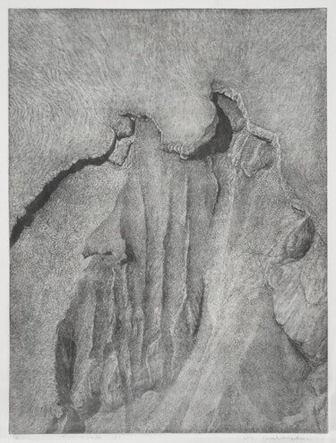 Incisioni, stampe intitolato "Promenade 6" da Mine Palayer, Opera d'arte originale, incisione