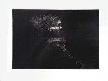 Obrazy i ryciny zatytułowany „Femme baillonnée” autorstwa Mine Palayer, Oryginalna praca, Monotypia