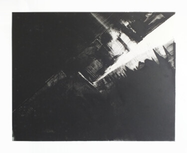 Estampas & grabados titulada "Fragmentation 5" por Mine Palayer, Obra de arte original, Monotipia