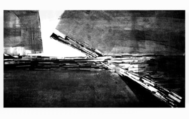 Отпечатки и Гравюры под названием "Fragmentation 4" - Mine Palayer, Подлинное произведение искусства, Монотип