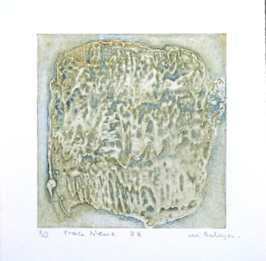 Incisioni, stampe intitolato "Trace 23 b" da Mine Palayer, Opera d'arte originale, incisione