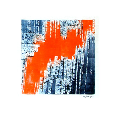 Printmaking titled "Emotion 25" by Mine Palayer, Original Artwork, Monotype