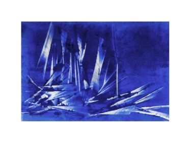 Incisioni, stampe intitolato "De glace" da Mine Palayer, Opera d'arte originale, Monotipo
