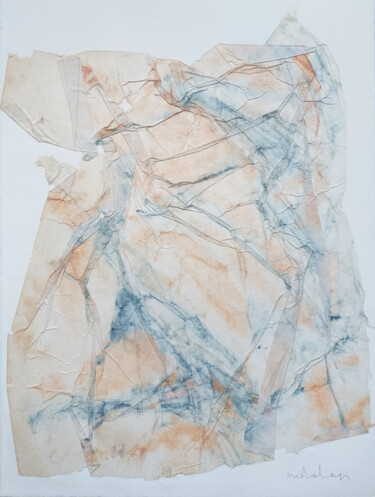 Malerei mit dem Titel "Froissement 1" von Mine Palayer, Original-Kunstwerk, Aquarell