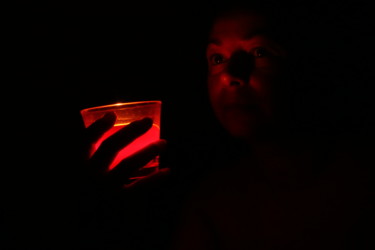 Photographie intitulée "Candle light" par Pym, Œuvre d'art originale