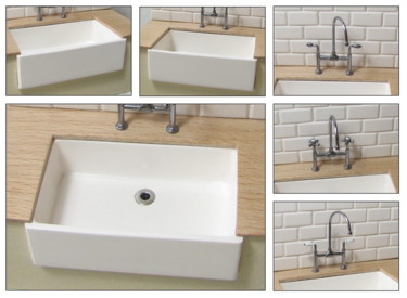 Artesanía titulada "white farmhouse sink" por Francisco Del Pozo Parés, Obra de arte original