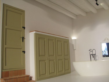 baño hotel rural 2 Design intitulée "baño hotel rural 2" par Francisco Del Pozo Parés, Œuvre d'art originale, Meuble