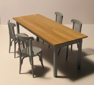 Design intitolato "Miniarquitect: mesa…" da Francisco Del Pozo Parés, Opera d'arte originale, Mobili