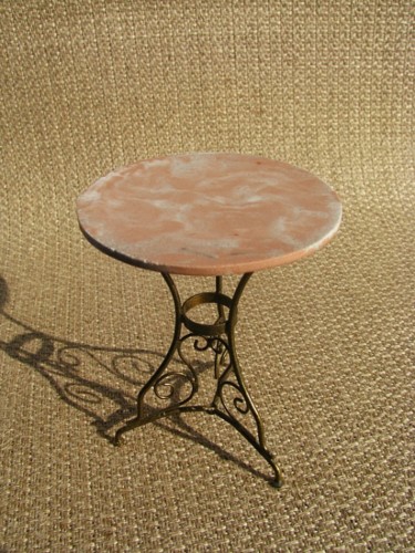 Artesanía titulada "mesa-bistro-redonda…" por Francisco Del Pozo Parés, Obra de arte original