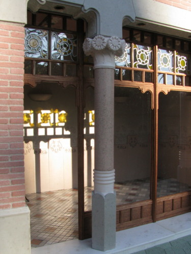 Artesanía titulada "Art Nouveau Shop" por Francisco Del Pozo Parés, Obra de arte original