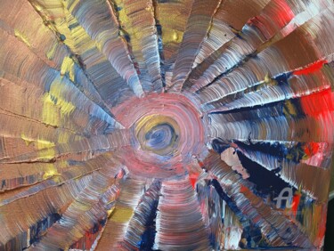 Peinture intitulée "Le vent tourne" par Minichino Laurence, Œuvre d'art originale, Acrylique