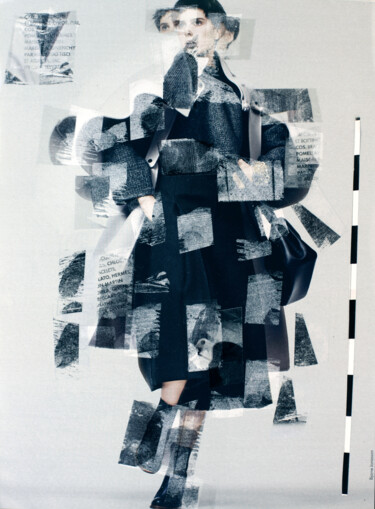 Collages intitulée "Compo 2.7" par Mino, Œuvre d'art originale, Collages
