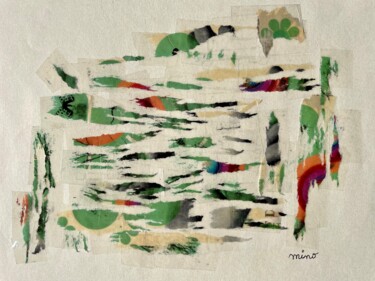Collages intitulée "7" par Mino, Œuvre d'art originale, Collages