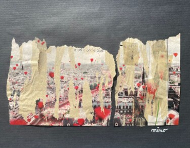 Collages intitulée "Ville 1" par Mino, Œuvre d'art originale, Collages