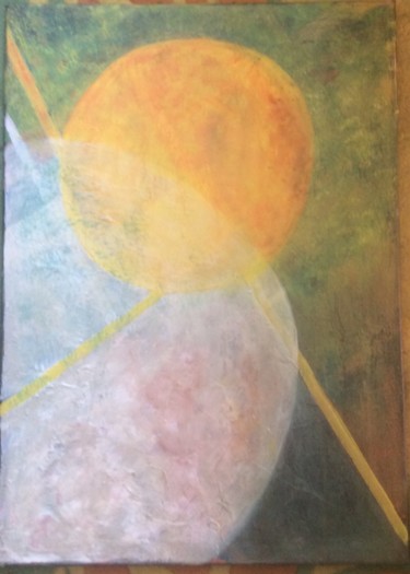 Painting titled "cosmos-2.jpg" by Monique Savy, Original Artwork