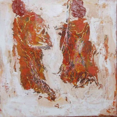 Painting titled "Birmans" by Monique Savy, Original Artwork, Acrylic