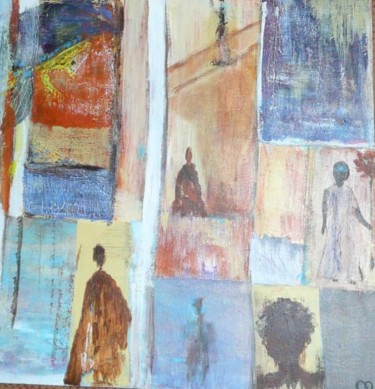 Malerei mit dem Titel "Africa" von Monique Savy, Original-Kunstwerk