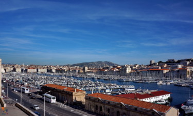 Fotografia intitolato "Vieux port de Marse…" da Miodrag Aubertin, Opera d'arte originale