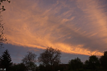 Fotografia intitolato "Coucher de soleil 1…" da Miodrag Aubertin, Opera d'arte originale