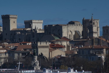 Fotografia intitolato "Palais des Papes 02" da Miodrag Aubertin, Opera d'arte originale