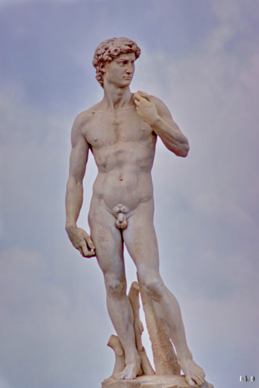 Photography titled "La statue de David…" by Miodrag Aubertin, Original Artwork, Non Manipulated Photography