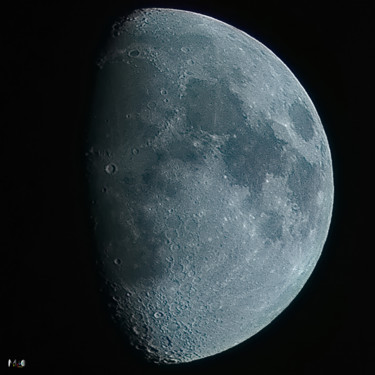 Photography titled "La lune 09" by Miodrag Aubertin, Original Artwork, Digital Photography