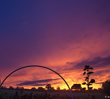 Photographie intitulée "coucher de soleil 38" par Miodrag Aubertin, Œuvre d'art originale