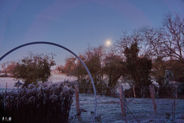 Photographie intitulée "Lever du jour hiver…" par Miodrag Aubertin, Œuvre d'art originale