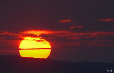 Fotografia intitolato "coucher de soleil 1…" da Miodrag Aubertin, Opera d'arte originale