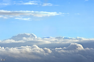 Fotografie getiteld "nuages 49" door Miodrag Aubertin, Origineel Kunstwerk