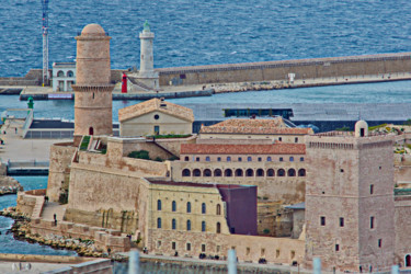 Fotografia intitulada "Le Fort Saint Jean…" por Miodrag Aubertin, Obras de arte originais