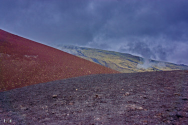 Fotografia intitolato "Etna - Cratère Silv…" da Miodrag Aubertin, Opera d'arte originale