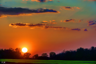 Fotografia zatytułowany „coucher de soleil 1…” autorstwa Miodrag Aubertin, Oryginalna praca