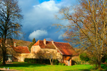 Photographie intitulée "entre ciel et terre…" par Miodrag Aubertin, Œuvre d'art originale